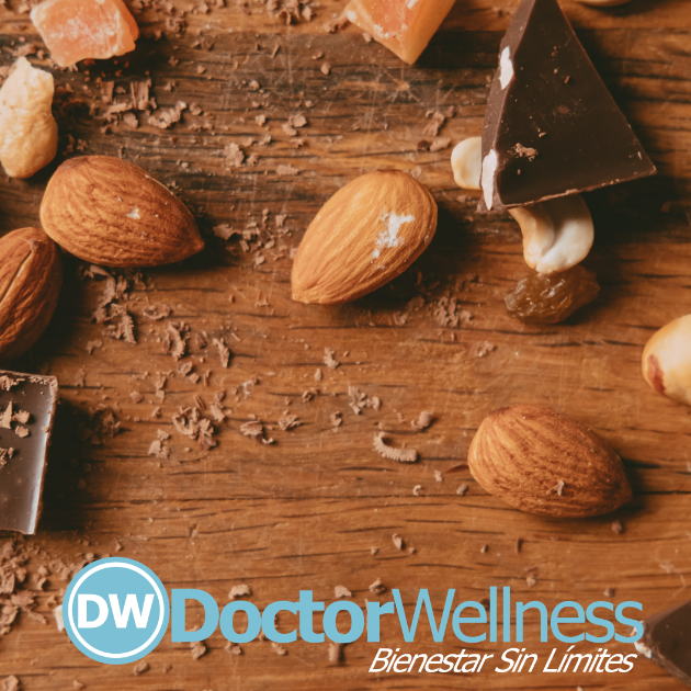 Receta Saludable Barra de Chocolate y Almendras
