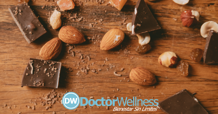 Receta Saludable Barra de Chocolate y Almendras
